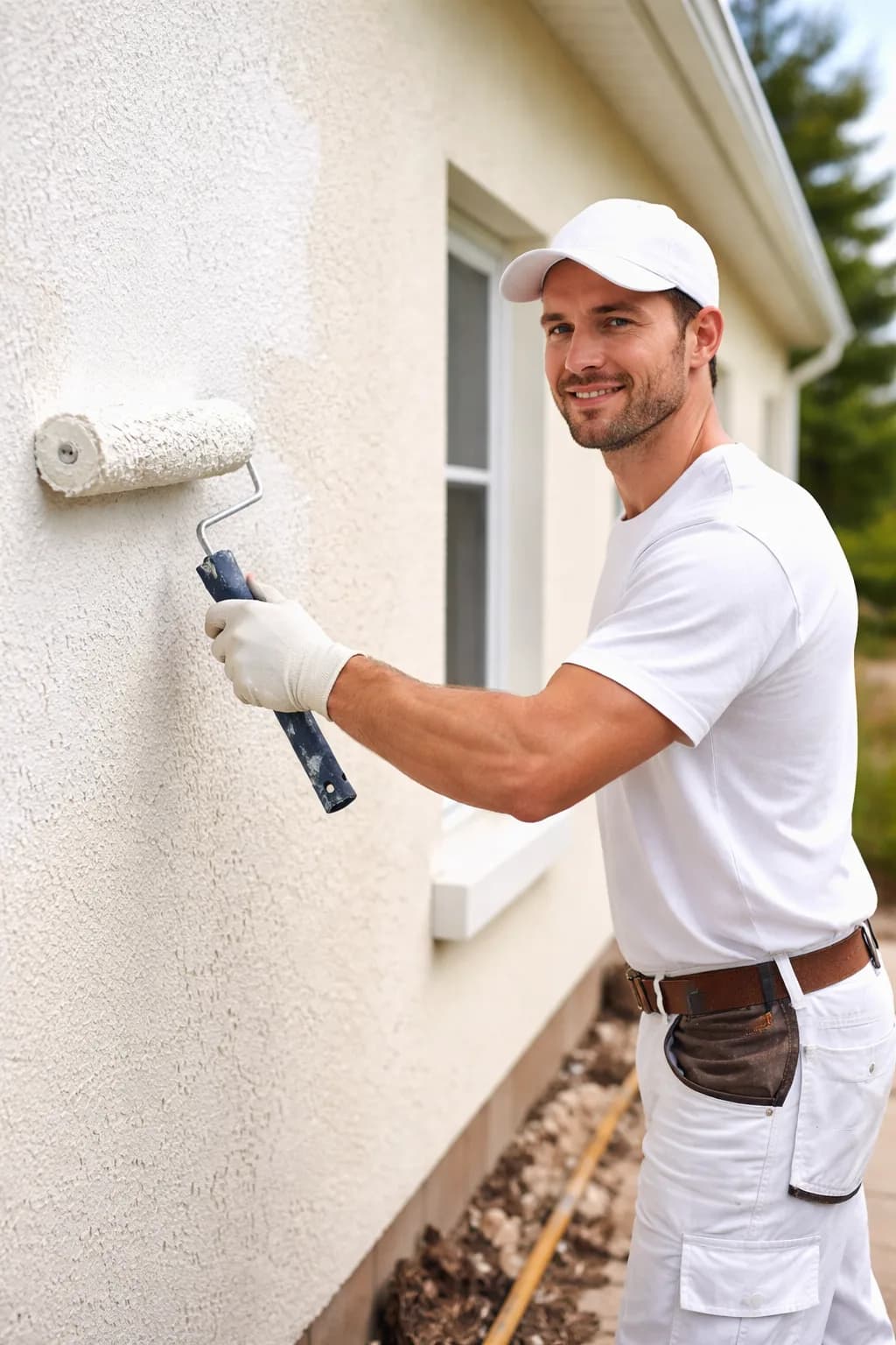 Exterior painting and careful surface preparation